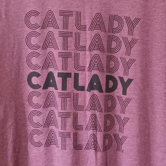 Cat Lady Graphic Tee T-Shirt Women's XL - Picture 2 of 4